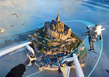 Survol de la France en réalité virtuelle